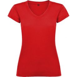 Damska Koszulka Victoria. Czerwone koszulki sportowe damskie ROLY, xl, bez wzorów, bez kołnierzyka, bez ramiączek, trekkingowe. Za 32.99 zł.