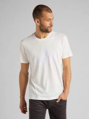 LEE SS TONAL GRAPHIC TEE MĘSKI T-SHIRT WHITE CANVAS L62WETRR 112114877. Białe t-shirty męskie Lee, l, bez wzorów, bez kołnierzyka. Za 69.99 zł.