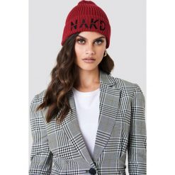 NA-KD Accessories Czapka NA-KD - Red. Czerwone czapki i kapelusze damskie NA-KD Accessories, z dzianiny. W wyprzedaży za 34.27 zł.