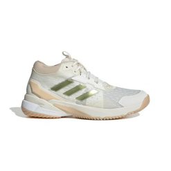 Damskie buty halowe adidas Crazyflight 6 Mid. Białe obuwie sportowe damskie Adidas, bez wzorów, do piłki ręcznej. Za 647.60 zł.