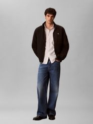 Calvin Klein Jeans kurtka typu blouson Mężczyźni Sztuczne włókno czarny, M. Czarne kurtki męskie Calvin Klein Jeans, m, bez wzorów, z jeansu, bez kaptura. Za 649.95 zł.