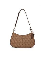 Guess Torebka Noelle II HWBG96 72180 Brązowy. Brązowe torebki do ręki damskie Guess, z aplikacjami, ze skóry, bez dodatków. Za 419.99 zł.