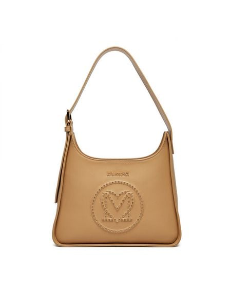 LOVE MOSCHINO Torebka JC4066PP1ML1210A Beżowy. Brązowe torebki do ręki damskie Love Moschino, bez wzorów, ze skóry, bez dodatków. Za 609.99 zł.
