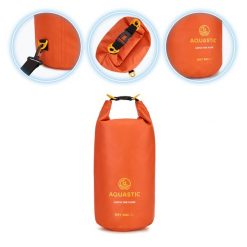Worek wodoodporny AQUASTIC Dry Bag 13 l. Brązowe plecaki damskie AQUASTIC, bez wzorów. Za 49.99 zł.