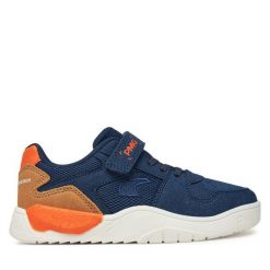 Sneakersy Primigi. Niebieskie trampki i tenisówki chłopięce Primigi, bez wzorów, bez zapięcia. Za 139.99 zł.
