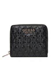 Guess Portfel SWGG96 26137 Czarny. Czarne portfele damskie Guess, z aplikacjami, ze skóry. Za 229.99 zł.