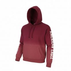 American Eagle Outfitters męska bluza z kapturem czerwony wyblakły M. Brązowe bluzy męskie 55PROTEC, m, bez wzorów, z bawełny, z kapturem. Za 266.99 zł.