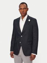 BOSS Marynarka Hutson Peak 262 50561857 Niebieski Slim Fit. Niebieskie marynarki męskie Boss, bez wzorów, ze lnu. Za 2,199.00 zł.