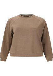 Damska bluza z okrągłym dekoltem Q Sportswear Alaia. Brązowe bluzy damskie ENDURANCE Q, uniwersalny, bez wzorów, z materiału, bez kaptura. Za 273.25 zł.