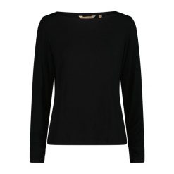 Damski sweter z dekoltem w łódkę CMP. Czarne swetry damskie CMP, na zimę, bez wzorów, bez kołnierzyka, bez ramiączek, bez kaptura. Za 276.00 zł.