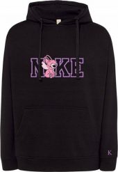 BLUZA Z HAFTEM ANGEL BAWEŁNA INICJAŁY PREZENT KOBIETA KAPTUR URODZINY. Bluzy damskie Radziszewska, bez wzorów, z bawełny, bez kaptura. Za 287.45 zł.