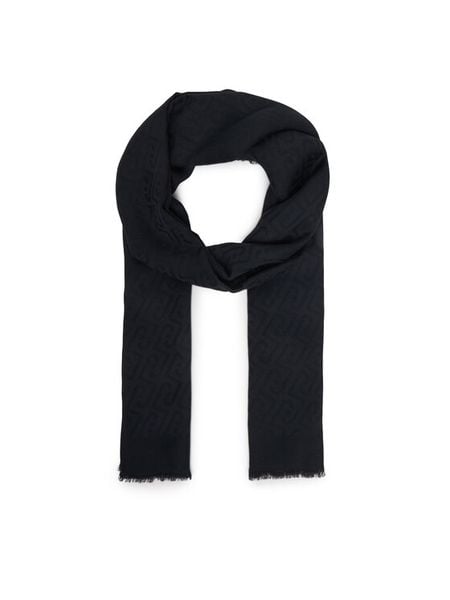 Liu Jo Szal 2A6001 T0300 Czarny. Czarne czapki i kapelusze damskie Liu Jo, bez wzorów, z wiskozy. Za 249.99 zł.