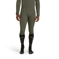 Legginsy Falke Wool-Tech. Zielone legginsy sportowe męskie Falke, xl, bez wzorów, z dzianiny, długie. Za 424.50 zł.