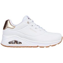 Adidasy Skechers Uno - Golden Air, Kobiety. Białe obuwie sportowe damskie Skechers, bez wzorów, z gumy, trekkingowe. Za 425.00 zł.
