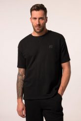 Męska Bluza fintess rękaw 1/2 duże logo do rozm. 7 XL. Czarne bluzy męskie JAY-PI, m, bez wzorów, z bawełny, bez kaptura. Za 239.99 zł.