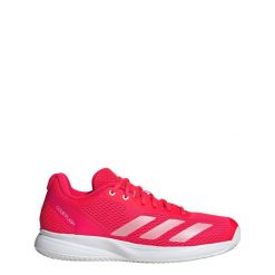 Buty Courtflash Speed 2 Tennis. Białe obuwie sportowe damskie Adidas, bez wzorów, z materiału, tenisowe. Za 349.60 zł.