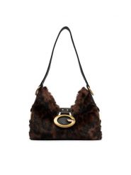 Guess Torebka Camden Mini HWLB93 08720 Brązowy. Brązowe torebki do ręki damskie Guess, z aplikacjami, z materiału, bez dodatków. Za 584.99 zł.