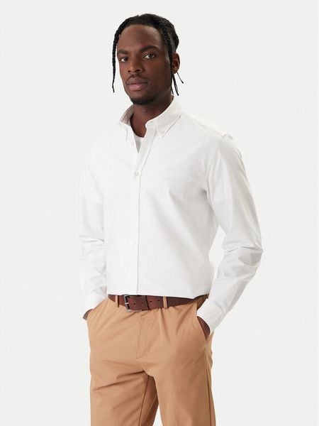 BOSS Koszula H-Liam 50555966 Biały Regular Fit. Białe koszule męskie Boss, m, bez wzorów, z bawełny, bez kołnierzyka, bez ramiączek. Za 549.99 zł.