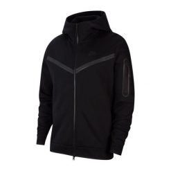 Bluza sportowa męska Nike Tech Fleece Hoodie FZ WR. Zielone bluzy sportowe męskie Nike, m, bez wzorów, z bawełny, z kapturem. Za 471.70 zł.