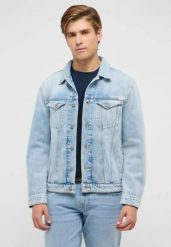 Męska Kurtka Zimowa Mustang Style Dallas Jacket Denim Blue 1017682 5000 312. Niebieskie płaszcze męskie Mustang, na zimę, m, bez wzorów, z denimu, bez kaptura. Za 249.99 zł.