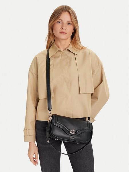 Guess Torebka Dea HWBG79 93200 Czarny. Czarne torebki do ręki damskie Guess, z aplikacjami, ze skóry, bez dodatków. Za 324.99 zł.