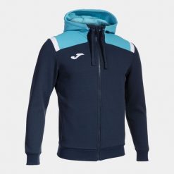 Bluza dresowa z kapturem Joma Toledo. Niebieskie bluzy męskie Joma, m, bez wzorów, z dresówki, z kapturem, na fitness i siłownię. Za 341.00 zł.