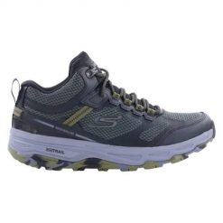 Buty do chodzenia męskie Skechers GO Run Trail Altitud. Szare buty sportowe męskie Skechers, z materiału, bez zapięcia, trekkingowe. Za 376.00 zł.
