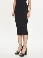 Armani Exchange Spódnica ołówkowa 6DYN1D YMH6Z 1200 Czarny Slim Fit. Czarne spódnice damskie Armani Exchange, xs, bez wzorów, z syntetyku, ołówkowe. Za 299.99 zł.