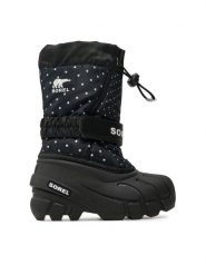 Sorel Śniegowce Flurry™ Print 2114092010 Czarny. Czarne buty zimowe dziewczęce Sorel, z materiału, bez zapięcia. Za 269.99 zł.