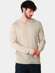 T-shirt Męski Fjallraven Abisko Wool LS M. Brązowe t-shirty męskie Fjällräven, l, bez wzorów, z materiału, sportowe, bez kołnierzyka. Za 399.00 zł.