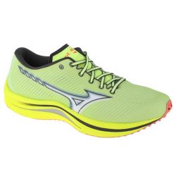 Buty do biegania męskie, Mizuno Wave Rebellion. Zielone buty sportowe męskie Mizuno, bez zapięcia, do biegania, mizuno wave. Za 599.99 zł.