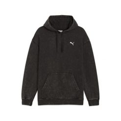 Męska bluza z kapturem Essentials Elevated o luźnym kroju z efektem sprania PUMA. Czarne bluzy męskie Puma, m, bez wzorów, z kapturem. W wyprzedaży za 189.00 zł.