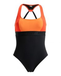 Jednoczęściowy strój kąpielowy dla Kobiety ROXY ACTIVE COLORBLK. Czarne kostiumy jednoczęściowe damskie Roxy, xs, bez wzorów, z elastanu, do pływania. Za 319.99 zł.