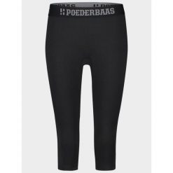 Legginsy termoaktywne damskie Poederbaas 3/4 Lekkie. Czarne bielizna termoaktywna damska POEDERBAAS, m, bez wzorów, z elastanu, narciarskie. Za 216.99 zł.