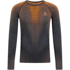 Bluza termoaktywna męska ODLO Blackcomb Eco. Brązowe bluzy męskie Odlo, m, bez wzorów, bez kaptura, narciarskie. Za 289.99 zł.
