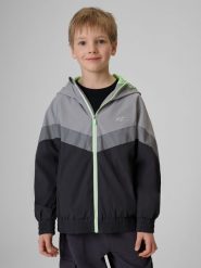4F Kurtka przejściowa chłopięca - szara 158 (12-13 lat). Szare kurtki i płaszcze dla chłopców 4f, bez wzorów, z materiału, bez kaptura. Za 169.99 zł.