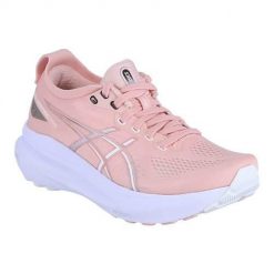 Buty do biegania damskie Asics Gel Kayano. Czerwone obuwie sportowe damskie Asics, bez wzorów, z materiału, do biegania, asics gel kayano. W wyprzedaży za 807.65 zł.
