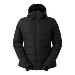 Damska Kurtka Narciarska Glacier. Czarne kurtki snowboardowe damskie Dare 2b, bez wzorów, bez kaptura, narciarskie. Za 511.99 zł.