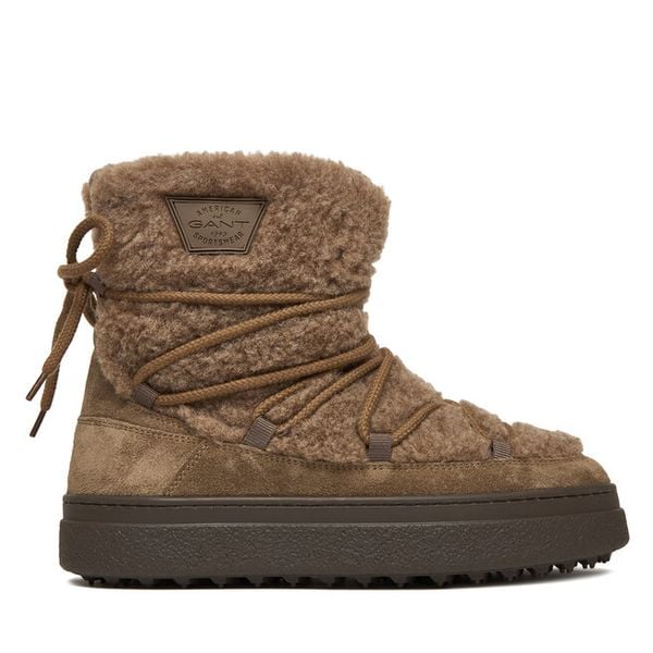 Śniegowce Gant. Brązowe śniegowce i trapery damskie GANT. Za 769.99 zł.