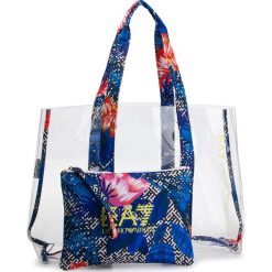Torebka EA7 EMPORIO ARMANI - 915024 9P812 00200 Transparent. Niebieskie torebki do ręki damskie marki EA7 Emporio Armani, bez wzorów, z materiału, klasyczne. Za 549.00 zł.