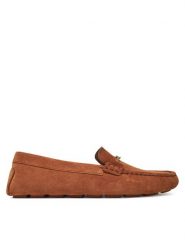 BOSS Mokasyny Roxanne 50548657 Brązowy. Brązowe mokasyny damskie Boss, ze skóry. Za 659.99 zł.