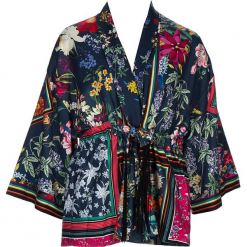 Kimono w kolorze granatowym ze wzorem. Niebieskie kardigany damskie 101 idées. W wyprzedaży za 136.95 zł.