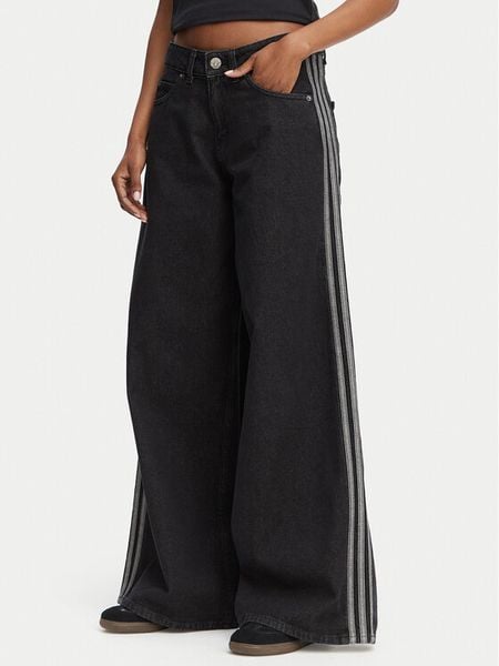 Adidas Jeansy Firebird Adilenium KD2905 Czarny Wide Leg. Czarne jeansy damskie Adidas. Za 479.99 zł.