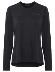 Koszulka damska Moab LS PRO. Czarne koszulki sportowe damskie Vaude, s, bez wzorów, z materiału, bez kołnierzyka, bez ramiączek, na fitness i siłownię. Za 369.00 zł.