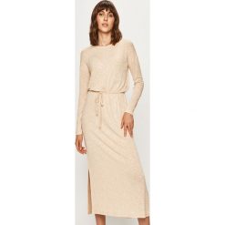 Roxy - Sukienka. Sukienki damskie Roxy, l, bez wzorów, z dzianiny, casualowe, bez kołnierzyka, bez ramiączek. Za 279.90 zł.