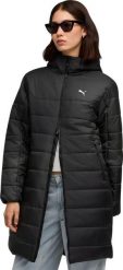 Kurtka damska Puma ESS Hooded Padded Parka czarna 685232 01 L. Czarne kurtki damskie Puma, l, bez wzorów, bez kaptura. Za 518.99 zł.