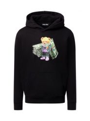 Chill Pill Męska bluza z kapturem - Money Bundle Bear Mężczyźni czarny nadruk, XL. Czarne bluzy męskie Chill Pill, m, bez wzorów, z kapturem. Za 299.95 zł.