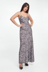 Sukienka maxi w panterkowy wzór Delci JOOP!. Sukienki damskie JOOP!, l, bez wzorów, bez kołnierzyka, bez ramiączek, maxi. Za 1,119.00 zł.