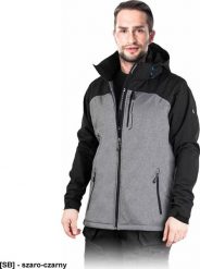 Leber&Hollman LH-MENFUN - Męska kurtka ochronna z materiału SOFTSHELL 3XL. Brązowe kurtki męskie Leber&Hollman, m, bez wzorów, z softshellu, bez kaptura. Za 203.37 zł.