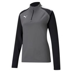 Damski top treningowy 1/4 zip Puma Team Liga. Białe bluzy sportowe damskie Puma, xs, bez wzorów, bez kaptura, do piłki nożnej. Za 253.00 zł.